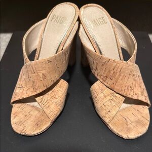 Paige Women's Tan Cork Sandals